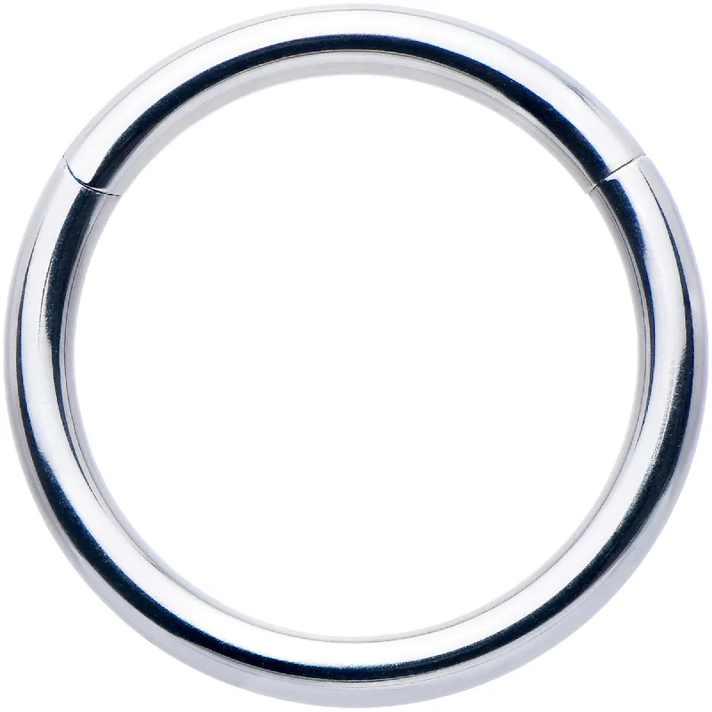 14 Gauge 1/2 316L Surgical Steel Precision Hinged Segment Hoop