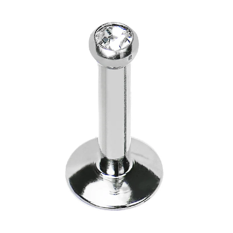 14 Gauge 5/16 Internally Threaded 2.5mm Gem Ball Labret