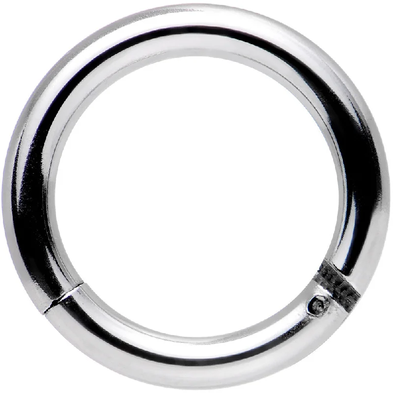 14 Gauge 5/16 Stainless Steel Hinged Segment Ring