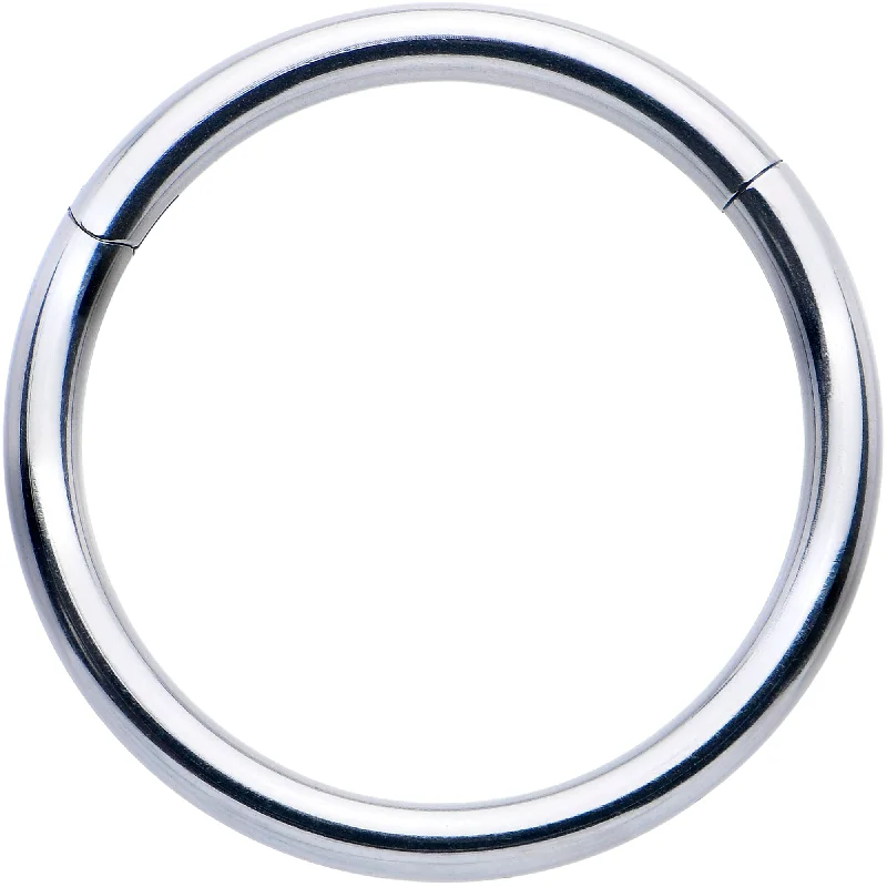 14 Gauge 9/16 316L Surgical Steel Precision Hinged Segment Hoop