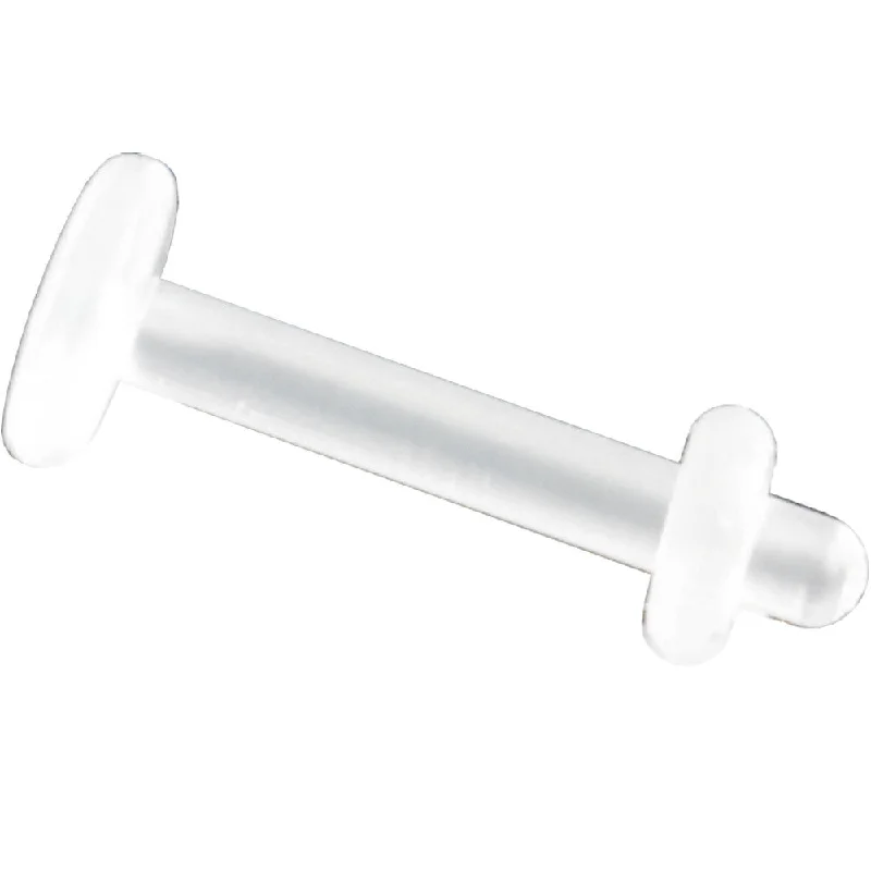 14 Gauge Bioplast Labret Retainer 5/16