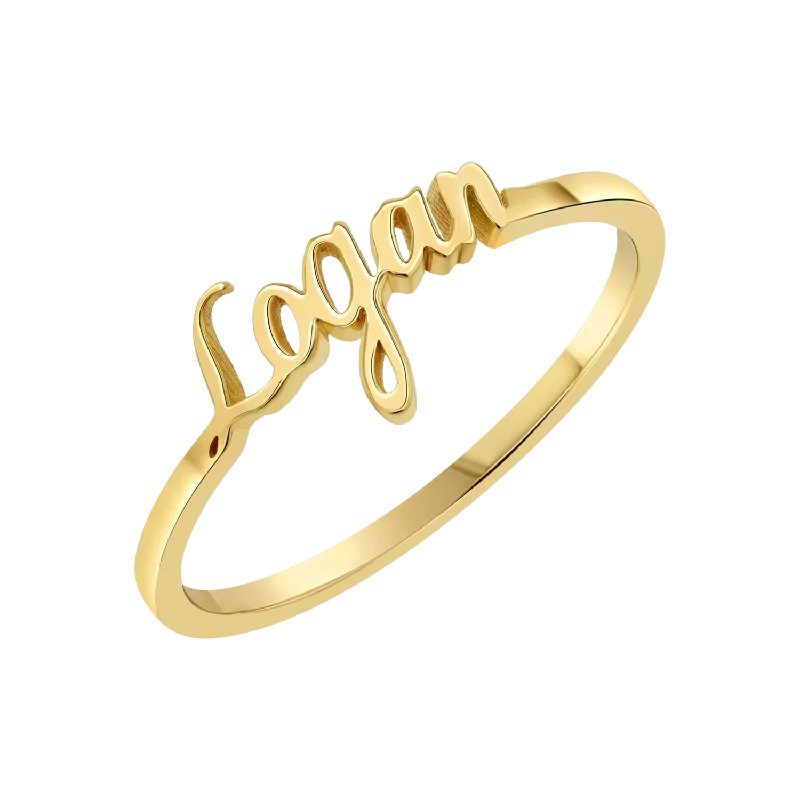 Custom Name Ring