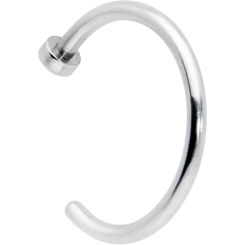 18 Gauge Stainless Steel Nose Hoop - 3/8