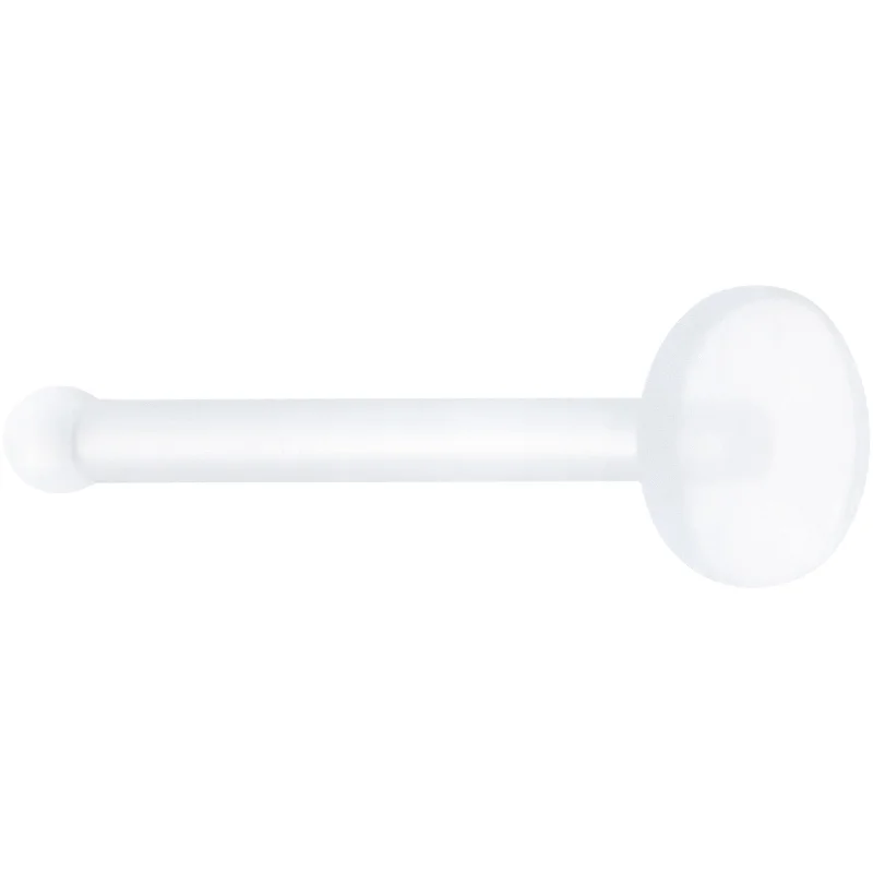 20 Gauge Clear Flat Bioplast Nose Retainer