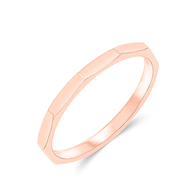 14K Rose Gold / 3