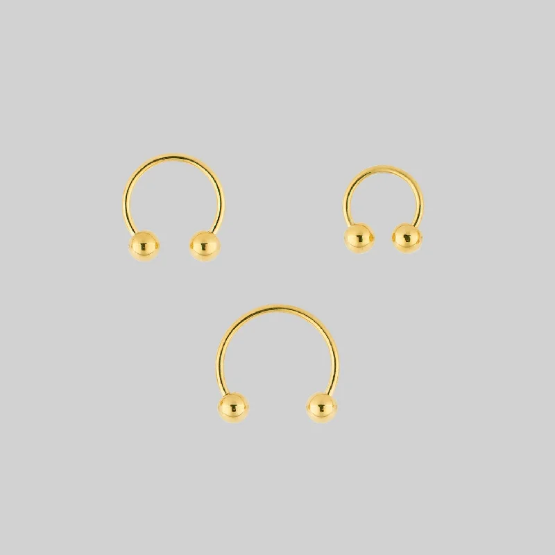 Gold / Pack of 3 / 0.8mm