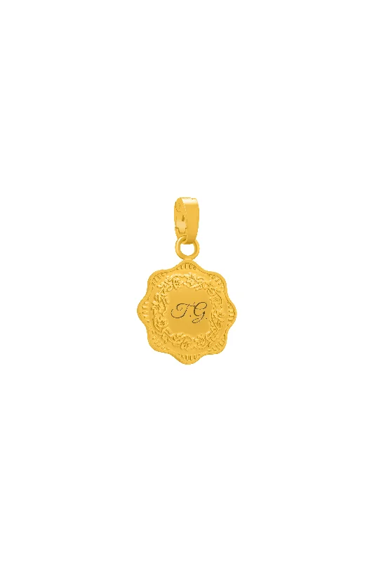 Natalina's Maltese Lira Engravable Pendant