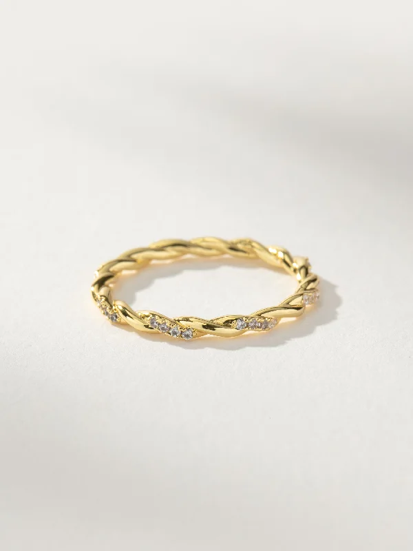 Dainty Twist Ring