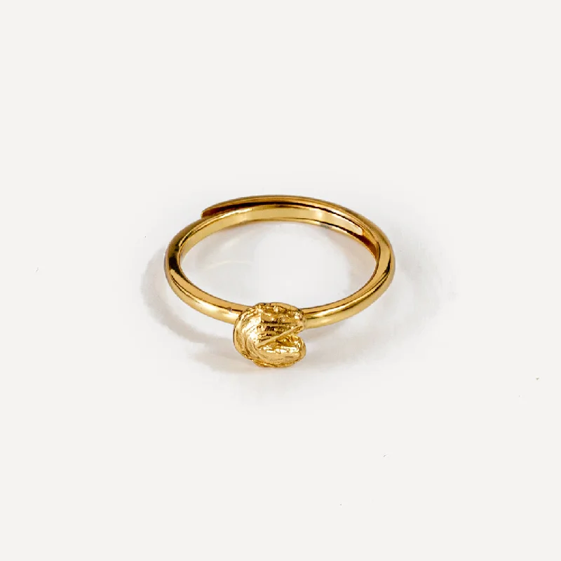 Fortune Cookie Ring - Gold