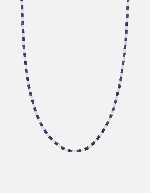 Kai Lapis Necklace, Sterling Silver