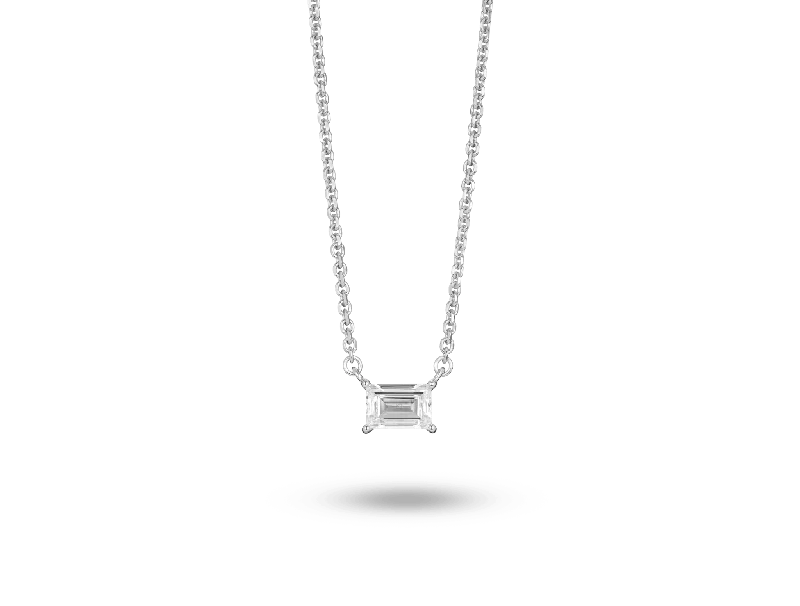 14k White Gold / White