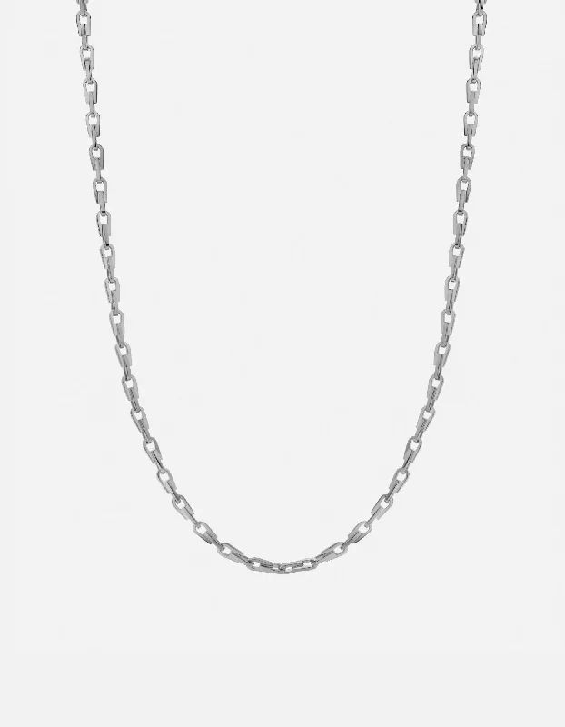 Leon Necklace, Sterling Silver