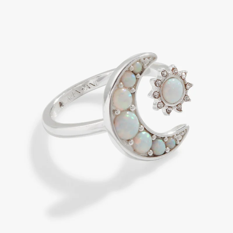 Moon + Sun Opal Ring