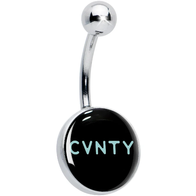 Phrase Logo CVNTY Belly Ring