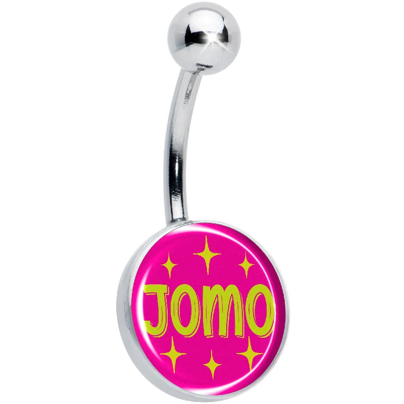 Pink JOMO Belly Ring