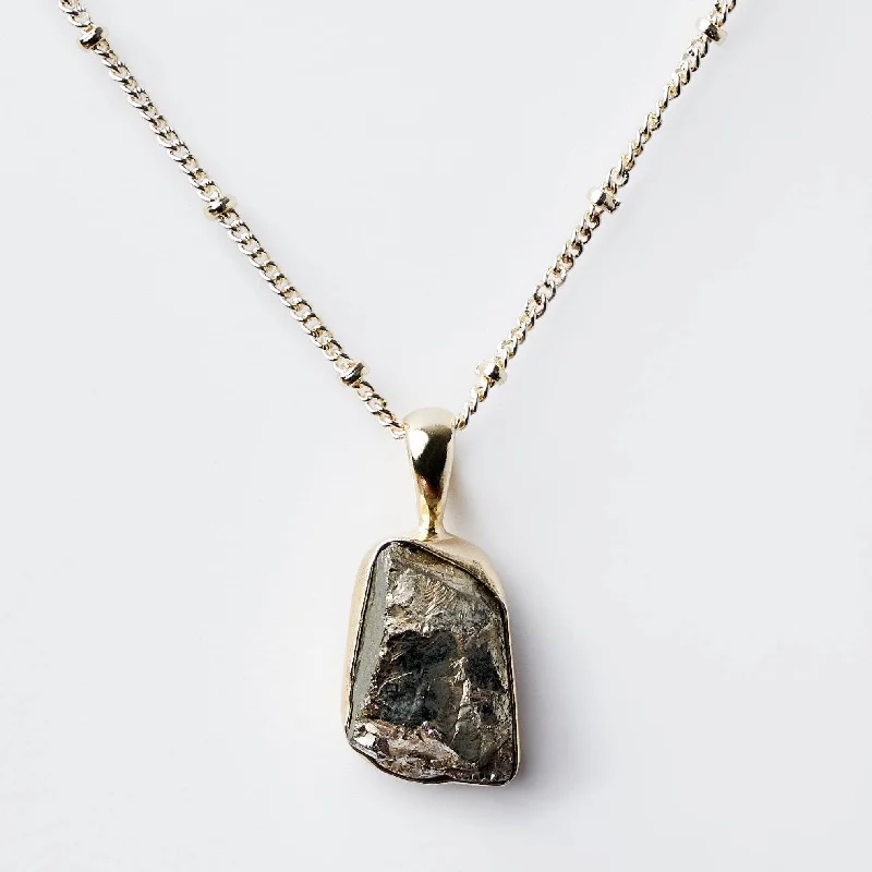 Pyrite Raw Crystal Necklace