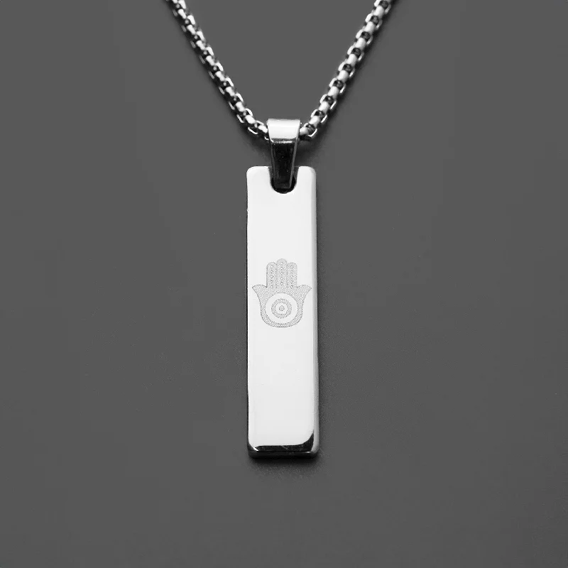 Hamsa Evil Eye / Silver