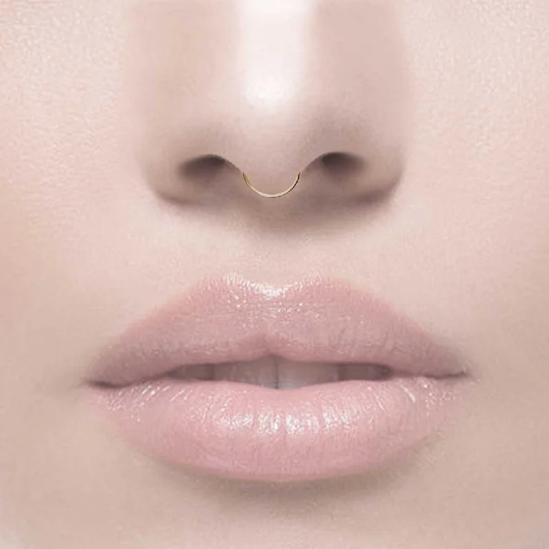 TUTSI EXTRA MINI. Gold Septum Clicker Ring