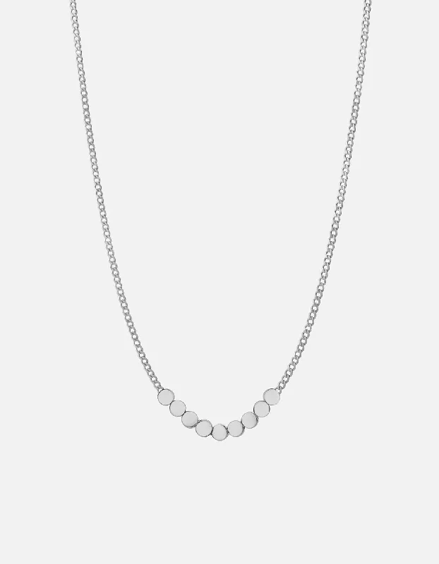 9 Letters / Polished Silver / 24 in. / Monogram: Yes